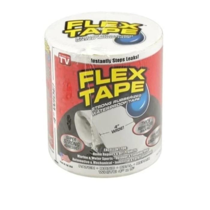 Gambar Flex Tape / Lakban Anti Bocor / Isolalasi Ajaib / Penambal Bocor - Putih dari hauratias mart undefined Tokopedia