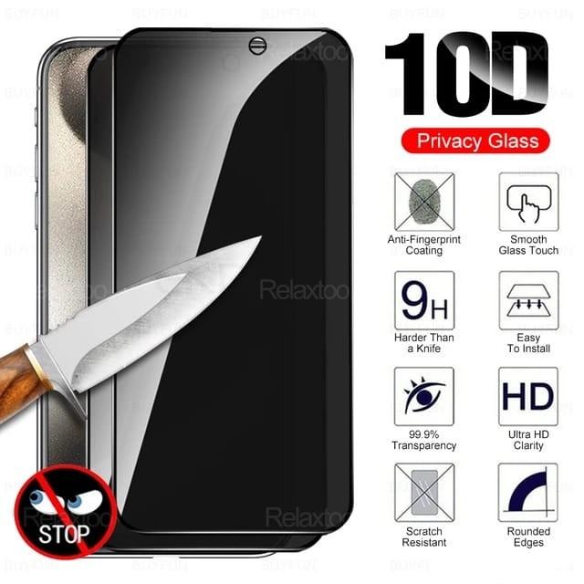 Gambar Tempred Glass Privacy iPhone 15 14 13 12 11 Pro Max Plus Anti Spy  TG - IPHONE14PROMAX dari CASEPRO PREMIUM undefined Tokopedia