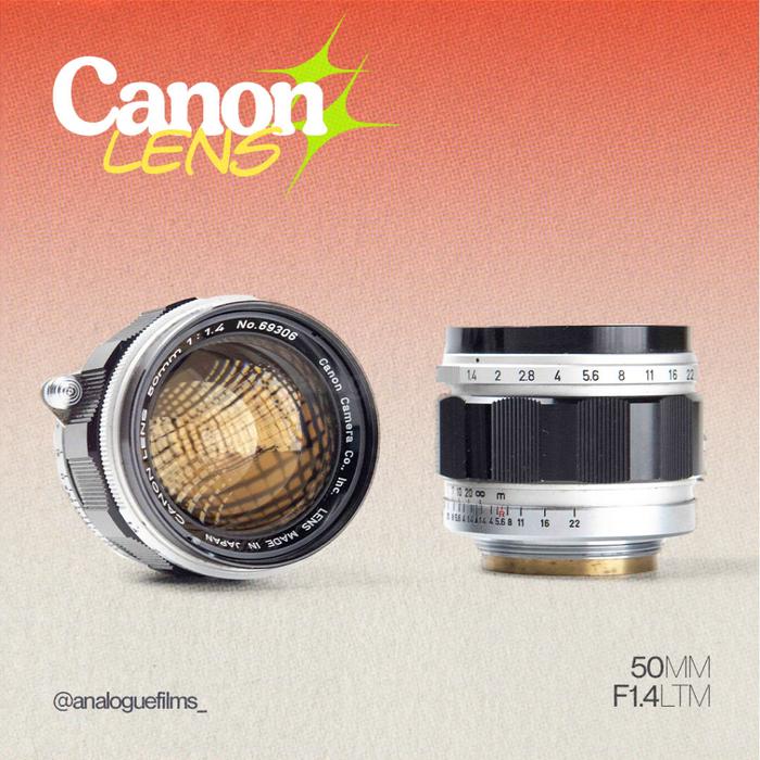 Jual Dijual Lensa Manual Canon 50mm LTM Mulus Normal Murah