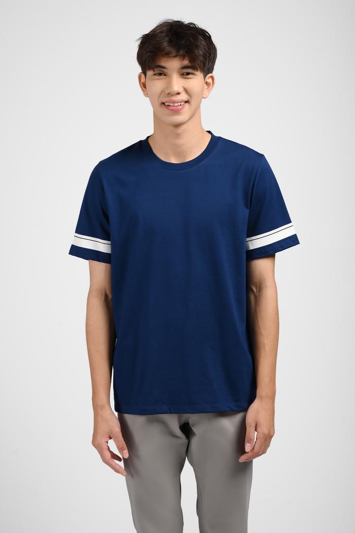 Gambar MEN'S TOP T-Shirt Polos Slim Fit Pendek CLIPPERS-BLUE - S dari Men's Top Official undefined Tokopedia