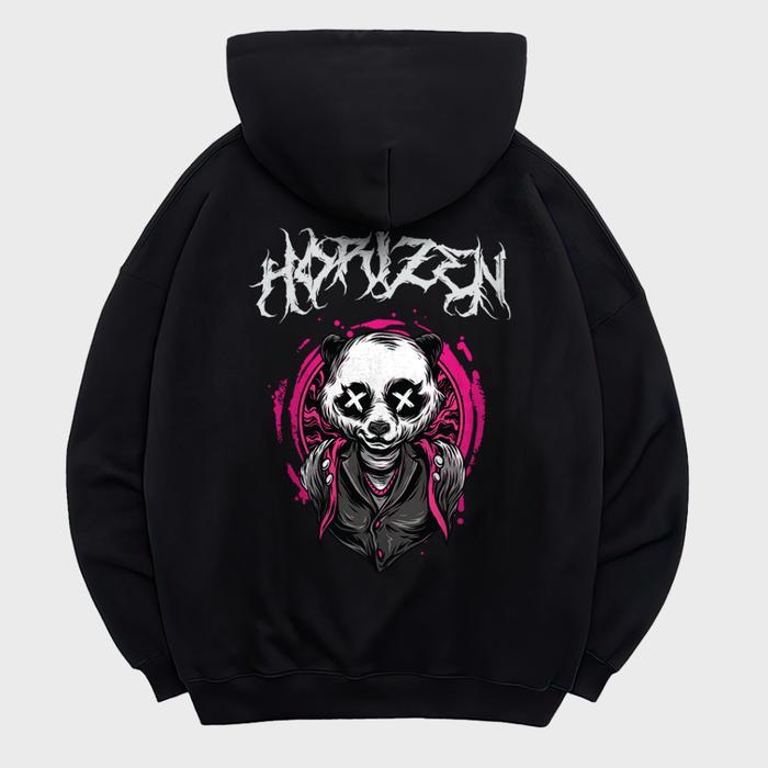 Gambar Horizen Hoodie Gangster Panda - Black, M dari HORIZEN INVASION undefined Tokopedia