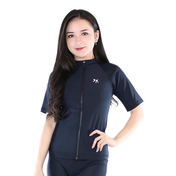 Gambar Lasona Baju Atasan Renang Wanita BRP-A3175R-L4 - Black Black, 2XL dari LasonaIndonesia undefined Tokopedia