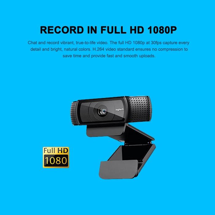 Logitech C920 Logitech Cam Capture Jual Promo Logitech C920 Webcam