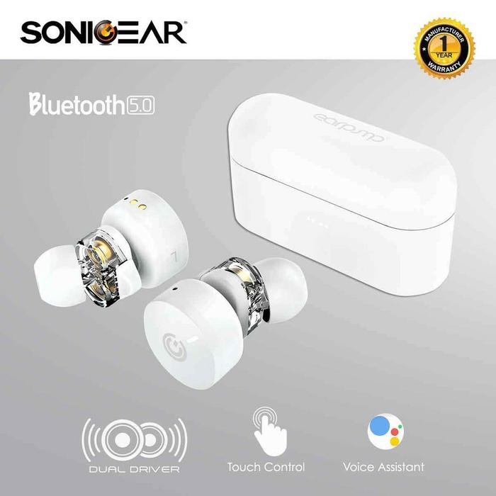 Jual Diskon Earphone Headset Bluetooth Tws Hyperbass Dual Driver
