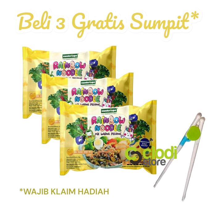Gambar - Sunkrisps Rainbow Noodle | Mie Sehat Pelangi Rasa Keju lemonilo mie dari kurniaisnain003 undefined Tokopedia