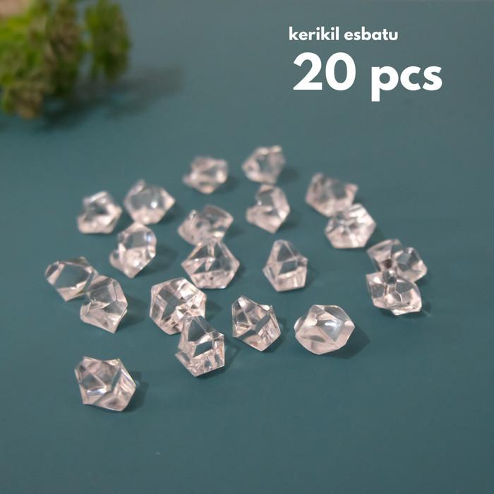 Gambar Kerikil es batu / ice cube crackers ukuran paling kecil IMPODIO props - 20 pcs dari Impodio undefined Tokopedia