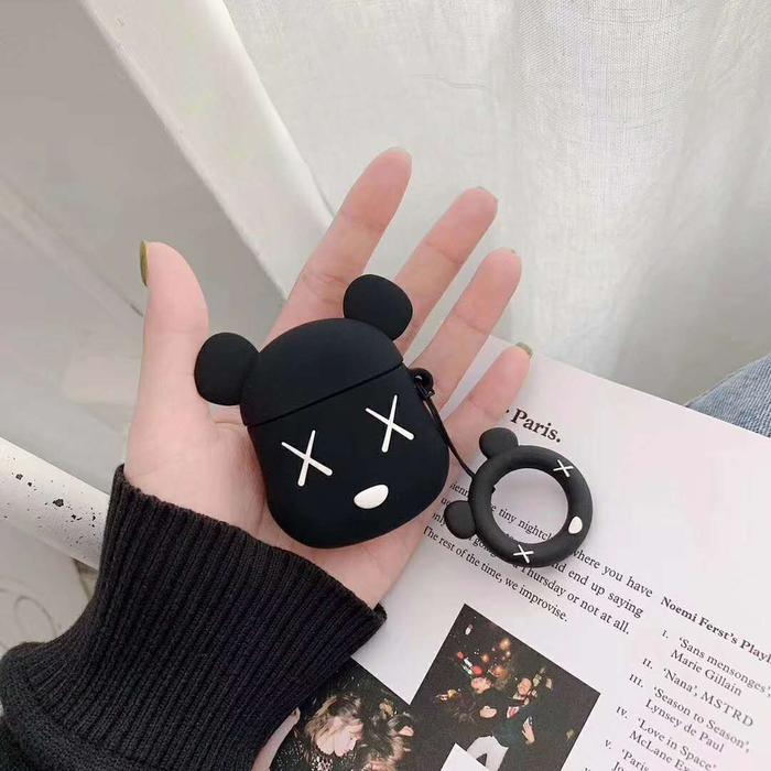 Gambar Airpods Case Kaws Bearbrick Gen 1 2 3 PRO Soft Silicone - Hitam, Airpods Gen 3 dari Arceantics undefined Tokopedia