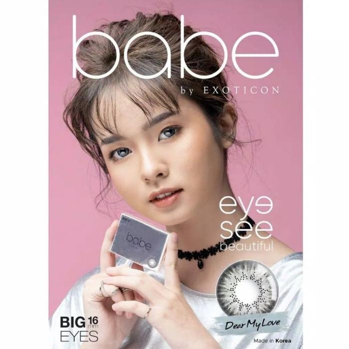 Gambar Softlens X2 BABE 16 MM DEAR MY LOVE GREY MINUS -0.50 S.D -6.00 - -0.50 dari Kacamata Medan undefined Tokopedia
