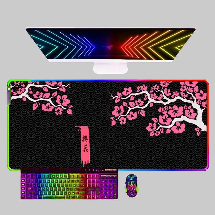 Gambar Japanese Cherry Blossom Computer Mouse Pad Led Gamer Accessories dari JajeongeoArt undefined Tokopedia