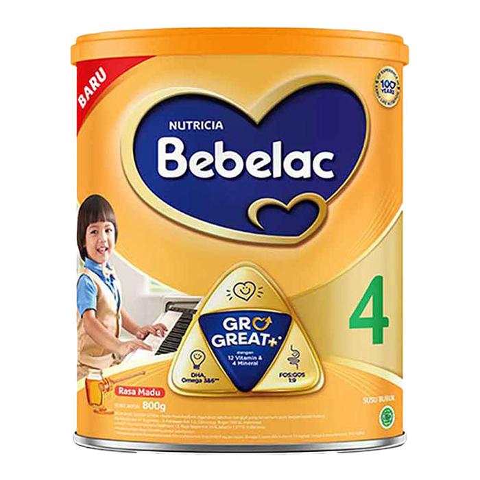 Gambar Bebelac 4 GroGreat+ Susu Bubuk Pertumbuhan Anak Madu 800 g dari Alfamidi Official Store undefined Tokopedia