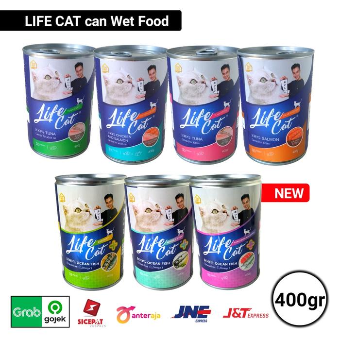 Gambar Life Cat Kaleng 400gr All Varian - Makanan Basah Kucing Life cat - TUNA ADULT dari GEDEBAGE PETSHOP undefined Tokopedia