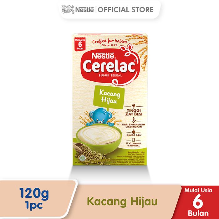 Gambar Nestle Cerelac Bubur Bayi Instant Usia 6-12 Bulan Rasa Kacang Hijau dari darni77 undefined Tokopedia