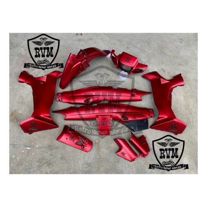 Gambar Paket Body Fizr Modifikasi Merah Doff Sepaket Body Yamaha Fiz R F1zr dari dubulfabayou store undefined Tokopedia