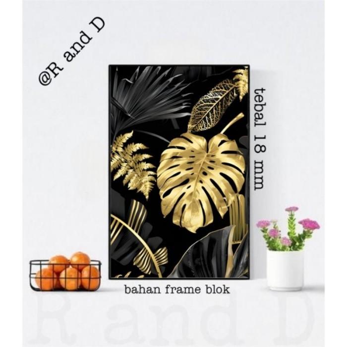 Gambar hiasan dinding gambar daun, poster bingkai kayu ukuran A4,foto tanaman - 15 dari Rahardjoe Design undefined Tokopedia