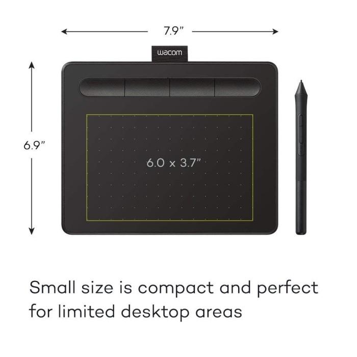 Promo Wacom Intuos Drawing Tablet Small Bluetooth Ctl-4100 Ctl 4100