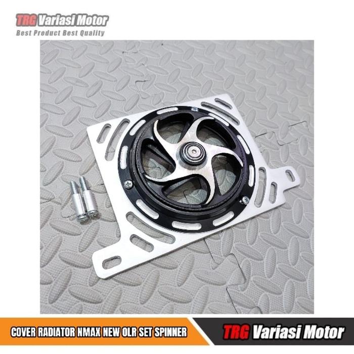 Gambar Cover Radiator Nmax New Old Aerox Lexi Set Spinner - Silver dari TRG Variasi Motor undefined Tokopedia