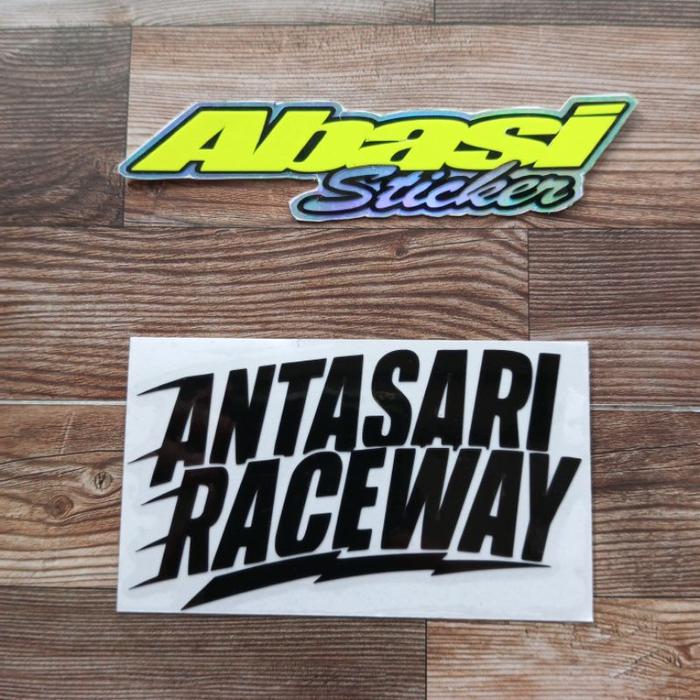Gambar STICKER CUTTING ANTASARI RACEWAY 8,5 x 5 - Hitam dari pokemon-store15 undefined Tokopedia