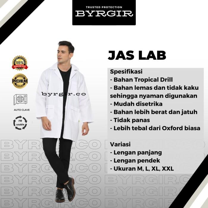 Gambar UKAAZH Jas Lab Laboratorium RS Lengan Pendek Praktikum Sneli Koas - M, Lengan Pendek dari Ukaazh undefined Tokopedia