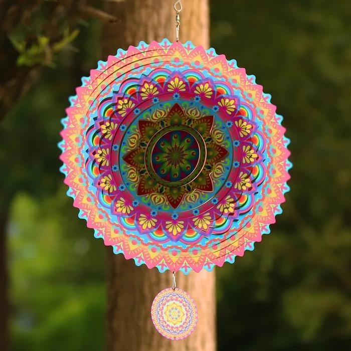 Gambar Mandala Wind Spinner Outdoor Yard And Garden Nordic Decor Stainle dari NoranMart undefined Tokopedia