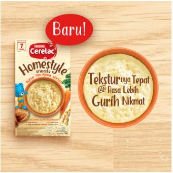 Gambar Bubur Bayi Nestl CERELAC HOMESTYLE Rasa Tim Ayam Wortel Box 100g + dari DzakyDzakir undefined Tokopedia