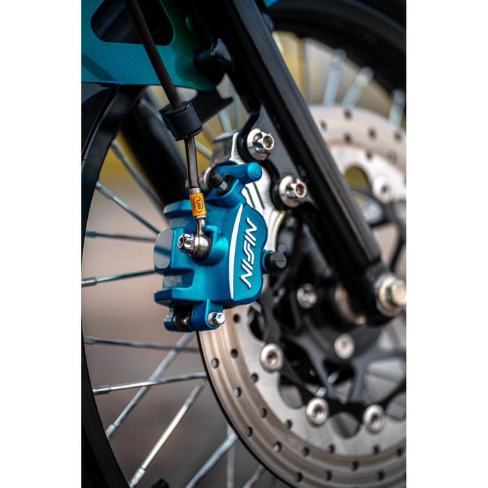 Gambar HU276 KALIPER NISSIN SAMURAI RX KING OLD 2PISTON PLUS BREKET BRIKET dari Noblerun undefined Tokopedia
