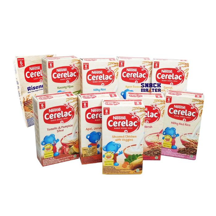 Gambar Cerelac Bubur Bayi Homestyle 6 Bulan BOX - Netto 120 gr dari DonnelDony undefined Tokopedia