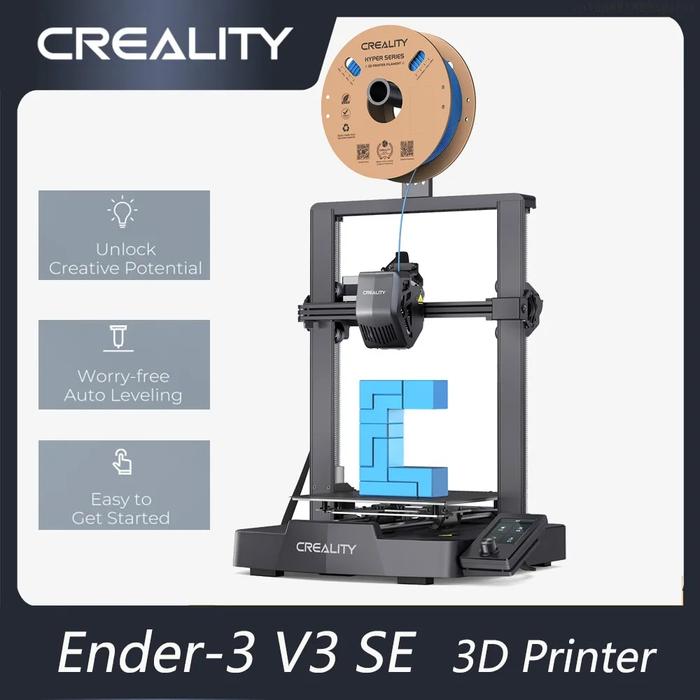 Gambar WT Creality Ender 3 V3 SE 3D Printer With 250MMS Fast Printing dari Worldwide Tools undefined Tokopedia