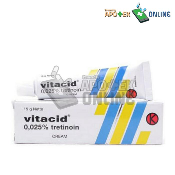 Gambar VITACID 0.025% CREAM 15GR dari Apotek Bahari Raya Cilandak undefined Tokopedia