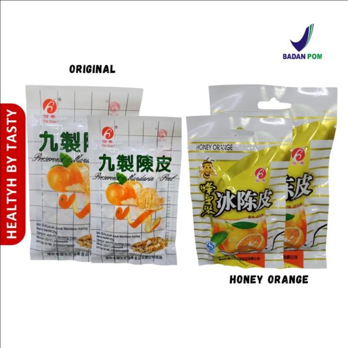 Gambar Manisan Kulit Jeruk Mandarin Preserved Mandarin Peel BPOM RI 25 g - Honey Orange dari Healthy By Tasty undefined Tokopedia