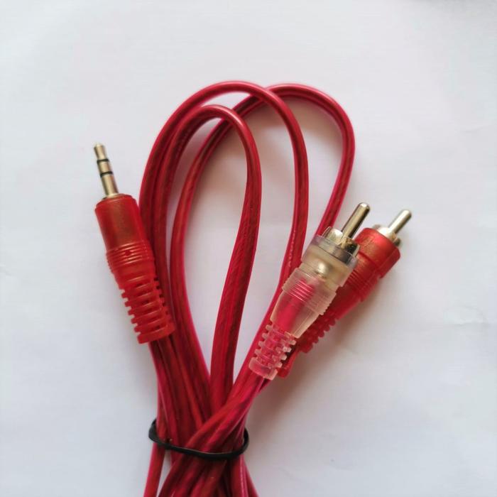 Gambar Jek Jeck Kabel Audio Jack 2 in 1 3.5mm dari HP ke Speaker aktif Salon dari Rusmabore undefined Tokopedia