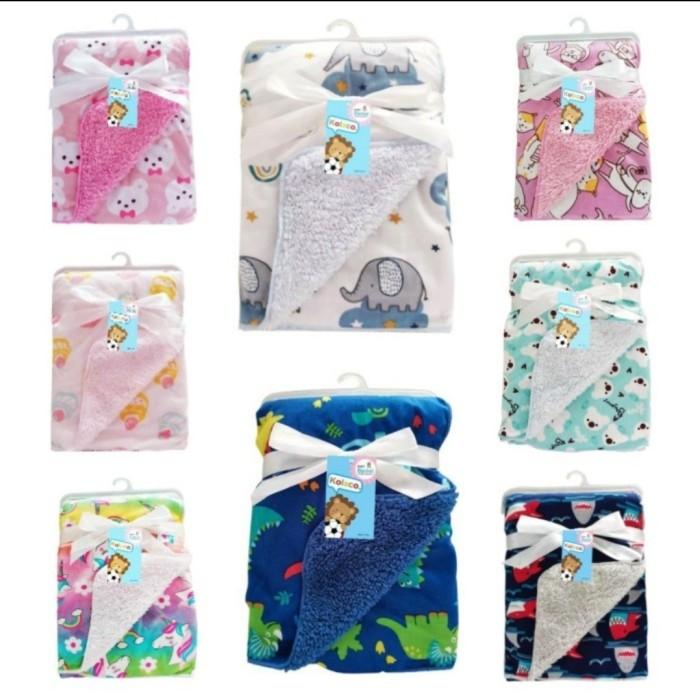Gambar Selimut Bayi Lembut - Baby Blanket - Selimut Double Fleece - Random Girl dari Toko Baby Wang undefined Tokopedia