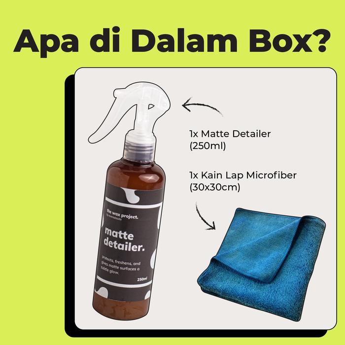 Gambar Sale! Matte Detailer - Pengkilap Perawatan Ceramic Coating Body Mobil - 250ml + Lap dari HarapanZhop undefined Tokopedia