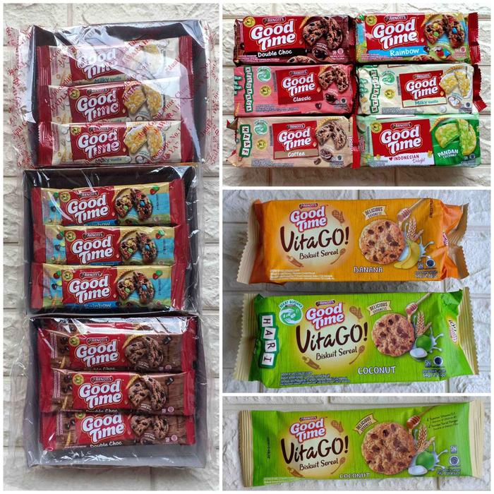 Gambar Good Time GoodTime Biskuit VitaGo Vita Go Banana Coconut Classic dari tsusaniya undefined Tokopedia