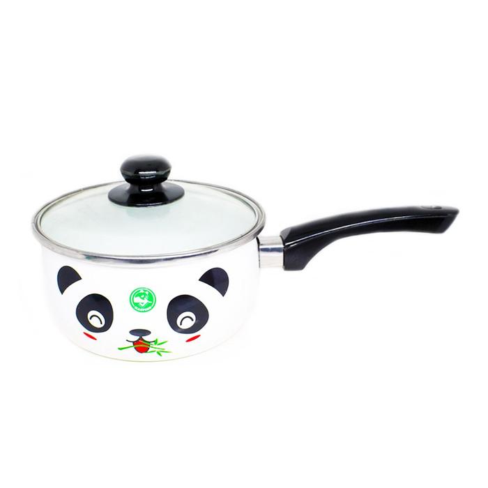 Gambar Panci Saucepan Maspion Hello Panda Enamel 18 cm - Panci Anti Lengket dari kanttttttt undefined Tokopedia