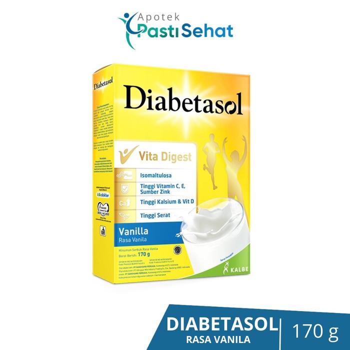 Gambar Diabetasol Vanilla 170g - Susu Vanila 170g - Default dari Apotek Pasti Sehat JABABEKA undefined Tokopedia
