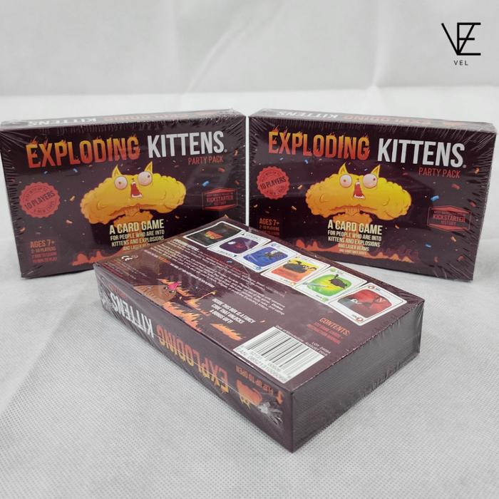 Gambar Mainan board game toys exploding kittens party without music card dari Lembayung Market undefined Tokopedia