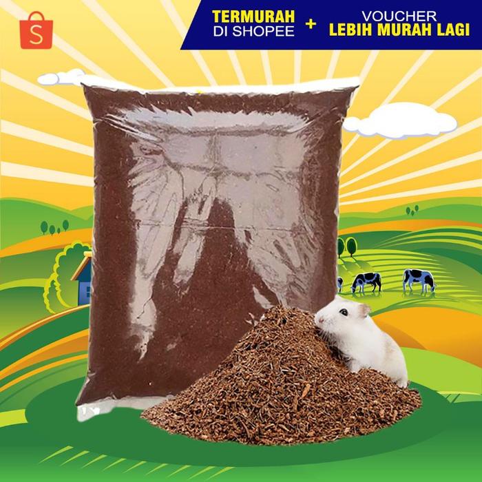 Gambar COCOPEAT 1 KG - Coco Peat Coco Bedding Alas Kandang Hamster Natural 1 dari #KALIST undefined Tokopedia
