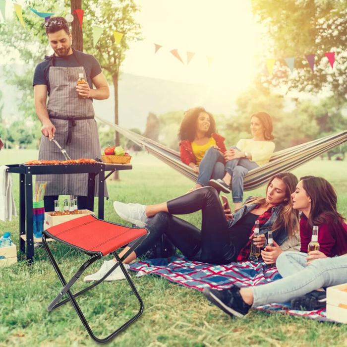 Gambar TS Camping Stool Ultralight Portable Outdoor Folding Furniture dari Tech SolviD undefined Tokopedia