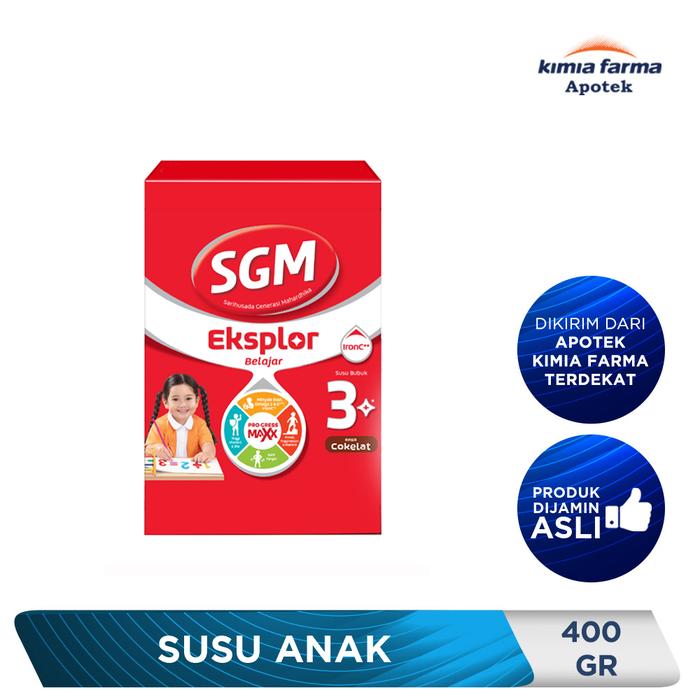 Gambar SGM EKSPLOR BELAJAR 3+ PRO-GRESSMAXX VANILLA SUSU BUBUK 400 GR dari Kimia Farma Apotek Official undefined Tokopedia