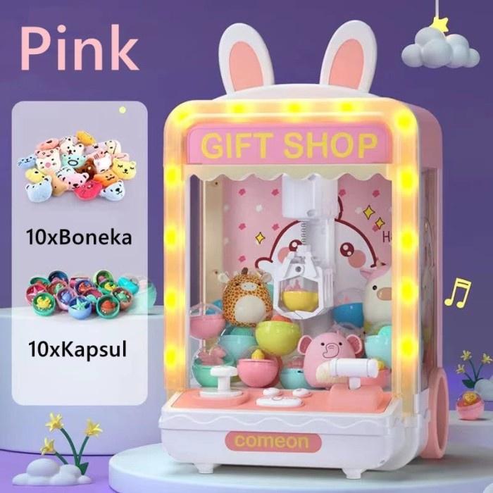 Gambar Mainan Edukasi Anak Capit Boneka Capitan Jumbo Claw Machine Doll Toys - Merah Muda dari Yoyo Kids undefined Tokopedia