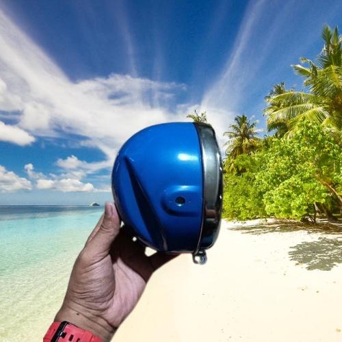 Gambar Batok Lampu Cb125 Press Detail Ori Pnp Daymaker 16 Led 5.7Inc Cb 125 - Biru dari Unlemited Gear undefined Tokopedia