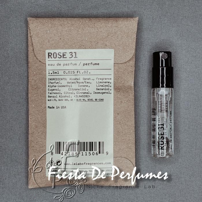 Le Labo Rose 31 2ml Tester Parfum Niche Mini Fiesta De Perfume