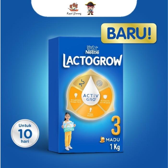 Gambar Sale Terbatas Nestlé Lactogrow 3 Happynutri Madu 1-3 Tahun Box 1Kg dari revitashiio undefined Tokopedia