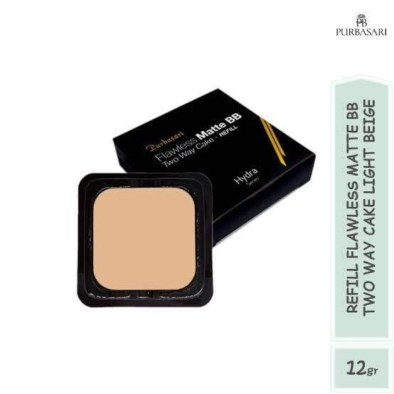 Gambar Bedak Purbasari Flawless Matte BB Two Way Cake/Refill - Light Beige Refill, Pakai Box dari Gudang Obral_NEW undefined Tokopedia