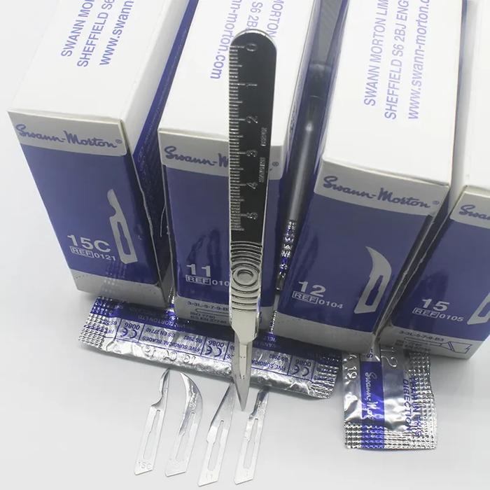 Gambar SC Swann Morton Carbon Steel Scalpel Surgical Blade For Mobile dari Sparta Chireen undefined Tokopedia