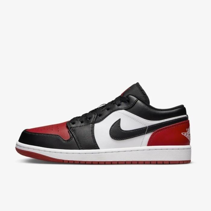 Jual Sepatu Basket Air Jordan Low Bred Toe 553558-161 100