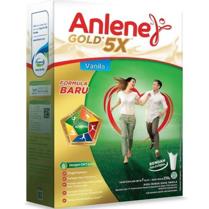 Gambar Anlene Gold 5x Susu Dewasa Tinggi Kalsium 240gr dari cikalshopp18 undefined Tokopedia