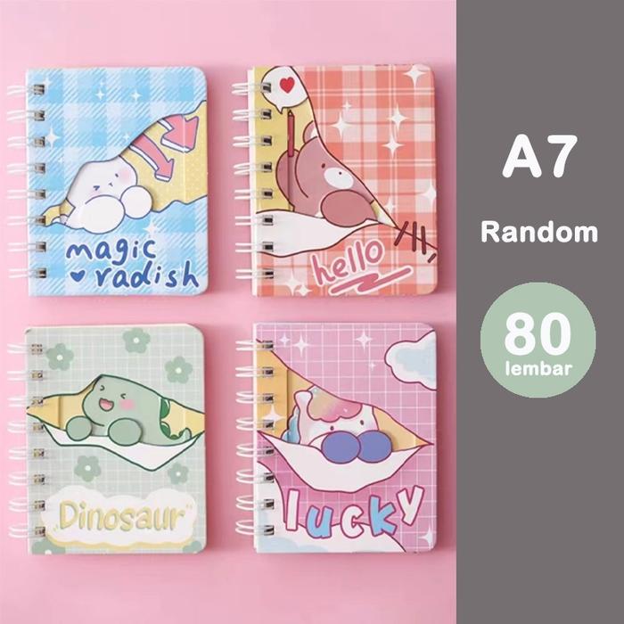 Gambar A7 MINI NOTEBOOK/portabel/Buku Mini A7 - A dari Vatin_Shop undefined Tokopedia