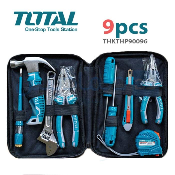 Gambar THKTHP90096 Hand Tools SET 9 Pcs TOTAL / Alat Pertukangan Bag Hand dari LINSULY undefined Tokopedia