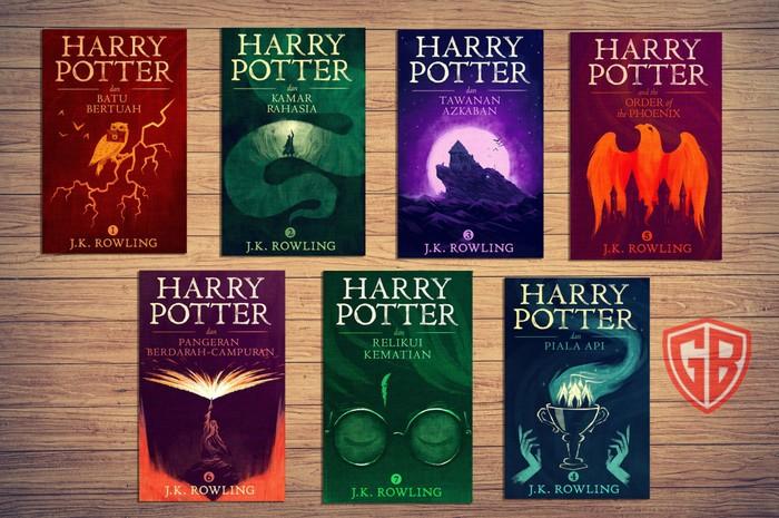 Gambar Novel harry potter Complete series - J.K. Rowling (Bahasa Indonesia) - HP batu bertuah dari Pustaka Buku99_NEW undefined Tokopedia